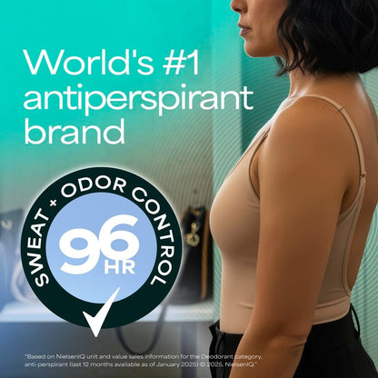 Degree Clinical Strength Antiperspirant Deodorant 96-Hour Sweat and Odor Protection, Fresh Cotton Invisible Solid, 5x Types of Sweat, 1.6 oz