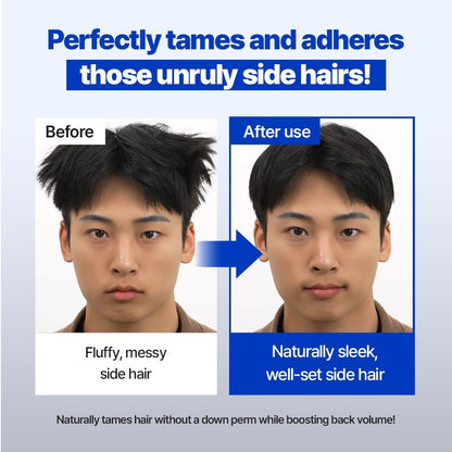 FORBEAUT DropSet Hair Press Tool for Men - Side Down Perm Styler with Air Hole Technology, Scalp Care & Fast Styling Avelisse