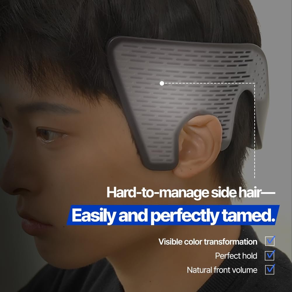 FORBEAUT DropSet Hair Press Tool for Men - Side Down Perm Styler with Air Hole Technology, Scalp Care & Fast Styling Avelisse