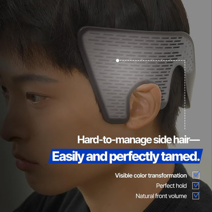 FORBEAUT DropSet Hair Press Tool for Men - Side Down Perm Styler with Air Hole Technology, Scalp Care & Fast Styling Avelisse