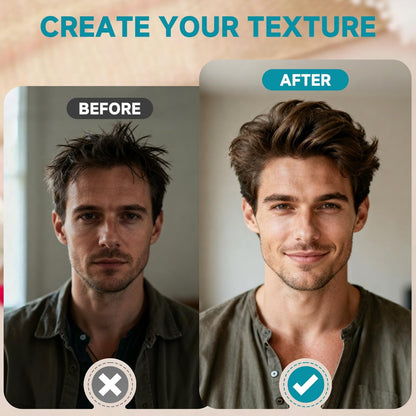 Utmiga Texture Comb – Volumizing Fluffy Styling Comb for Men & Women, Wide-Tooth Texturizing Tool for Volume & Fringe Parting, ABS Plastic with Textured Grip, Grey