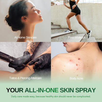 BIONA Pure Hypochlorous Acid Spray 0.018% – pH-Balanced Calming & Soothing Cleanser for Face & Skin – Safe for Acne, Eczema, Irritation, Redness, Baby Rashes – All Ages & Skin Types – 8 oz