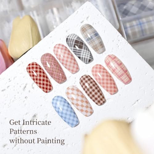 JODSONE Nail Foil Glue Gel 16.5ml - Clear Foil Transfer Gel for Salon & DIY Nail Art - görsel 8