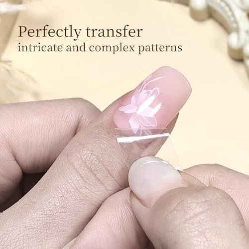 JODSONE Nail Foil Glue Gel 16.5ml - Clear Foil Transfer Gel for Salon & DIY Nail Art - görsel 6