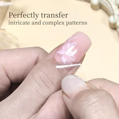 JODSONE Nail Foil Glue Gel 16.5ml - Clear Foil Transfer Gel for Salon & DIY Nail Art
