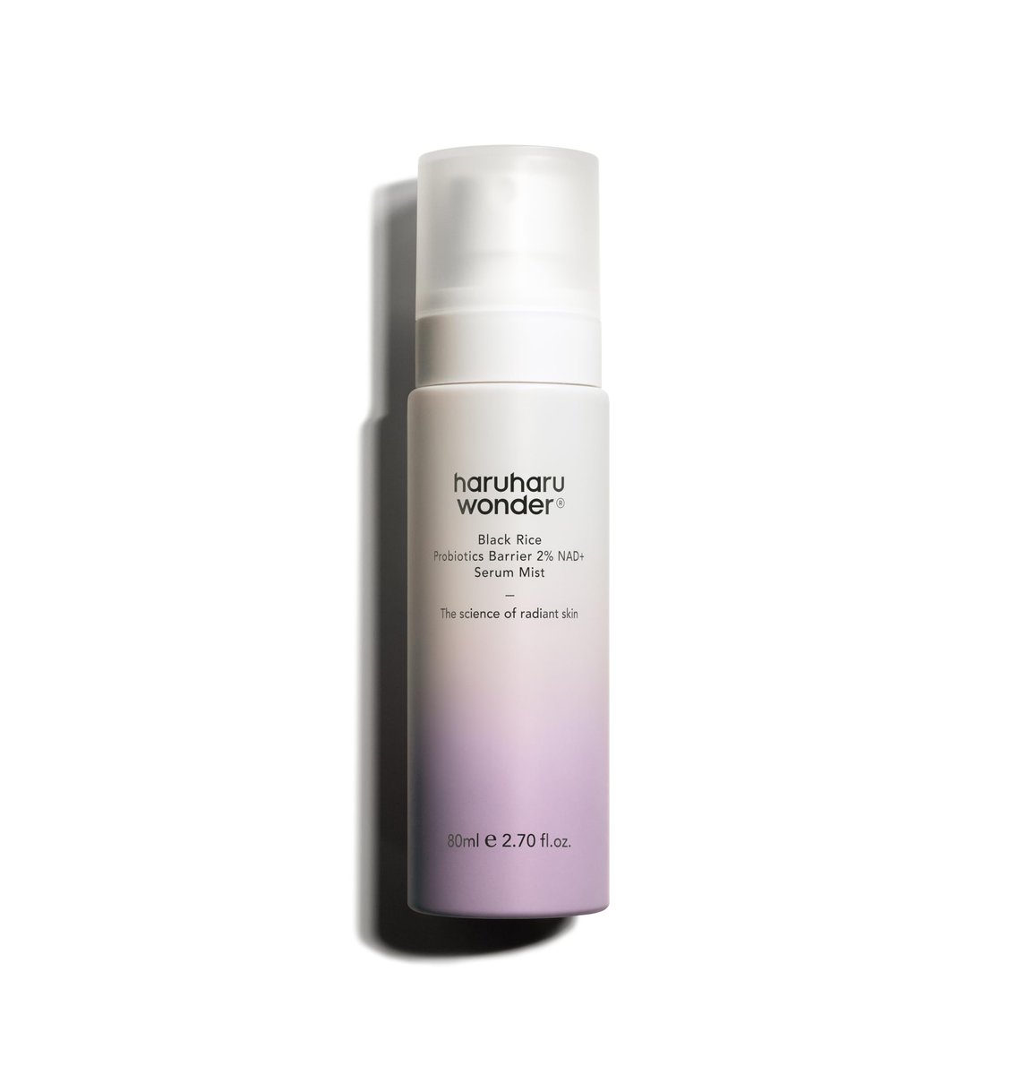 Haruharu Wonder Black Rice Probiotics 2% NAD+ Serum Mist - Ultra-Fine Hydrating & Plumping Face Mist with Ceramide, Vegan Korean Skincare, 2.70 fl.oz Avelisse