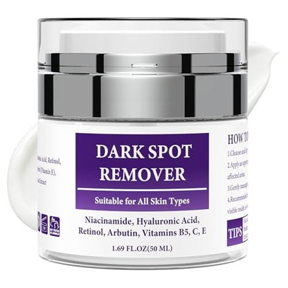 Jessasjet Dark Spot Remover for Face & Body – Advanced Corrector Cream with Niacinamide, Retinol, Arbutin, Hyaluronic Acid & Vitamins B5, C, E – Fade Age Spots, Sun Spots, Freckles (1.69 Fl Oz) Avelisse