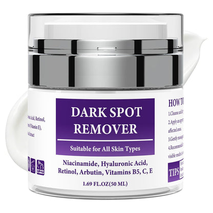 Jessasjet Dark Spot Remover for Face & Body – Advanced Corrector Cream with Niacinamide, Retinol, Arbutin, Hyaluronic Acid & Vitamins B5, C, E – Fade Age Spots, Sun Spots, Freckles (1.69 Fl Oz) Avelisse