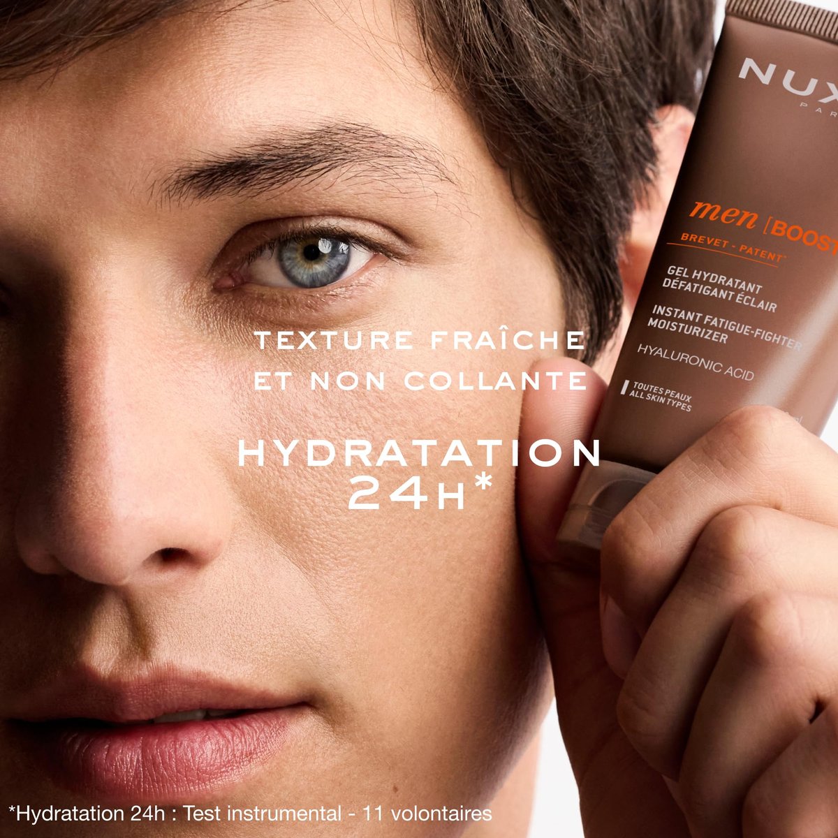Nuxe Men Boost Instant Fatigue-Fighter Facial Moisturizer with Hyaluronic Acid and Niacinamide – 1.7 oz - görsel 7