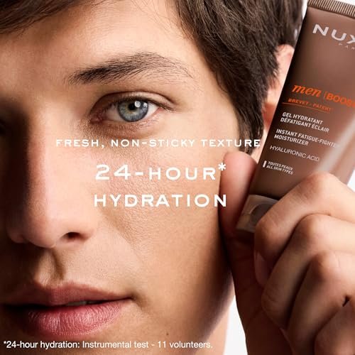 Nuxe Men Boost Instant Fatigue-Fighter Facial Moisturizer with Hyaluronic Acid and Niacinamide – 1.7 oz - görsel 6