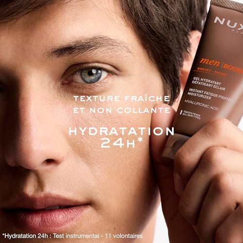 Nuxe Men Boost Instant Fatigue-Fighter Facial Moisturizer with Hyaluronic Acid and Niacinamide – 1.7 oz - görsel 8