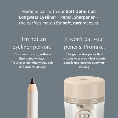 Ravie Beauty Soft Definition Eyeliner Brush – Angled Ultra-Soft Precision Brush for Smudging, Blending & Natural Eye Definition Avelisse