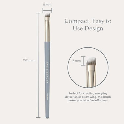 Ravie Beauty Soft Definition Eyeliner Brush – Angled Ultra-Soft Precision Brush for Smudging, Blending & Natural Eye Definition Avelisse