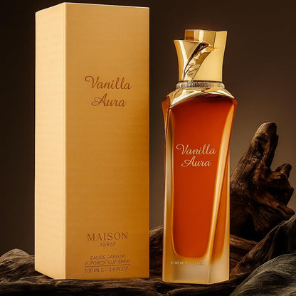 MAISON ASRAR Vanilla Aura Eau de Parfum 3.4 Fl Oz - Unisex Fragrance Avelisse