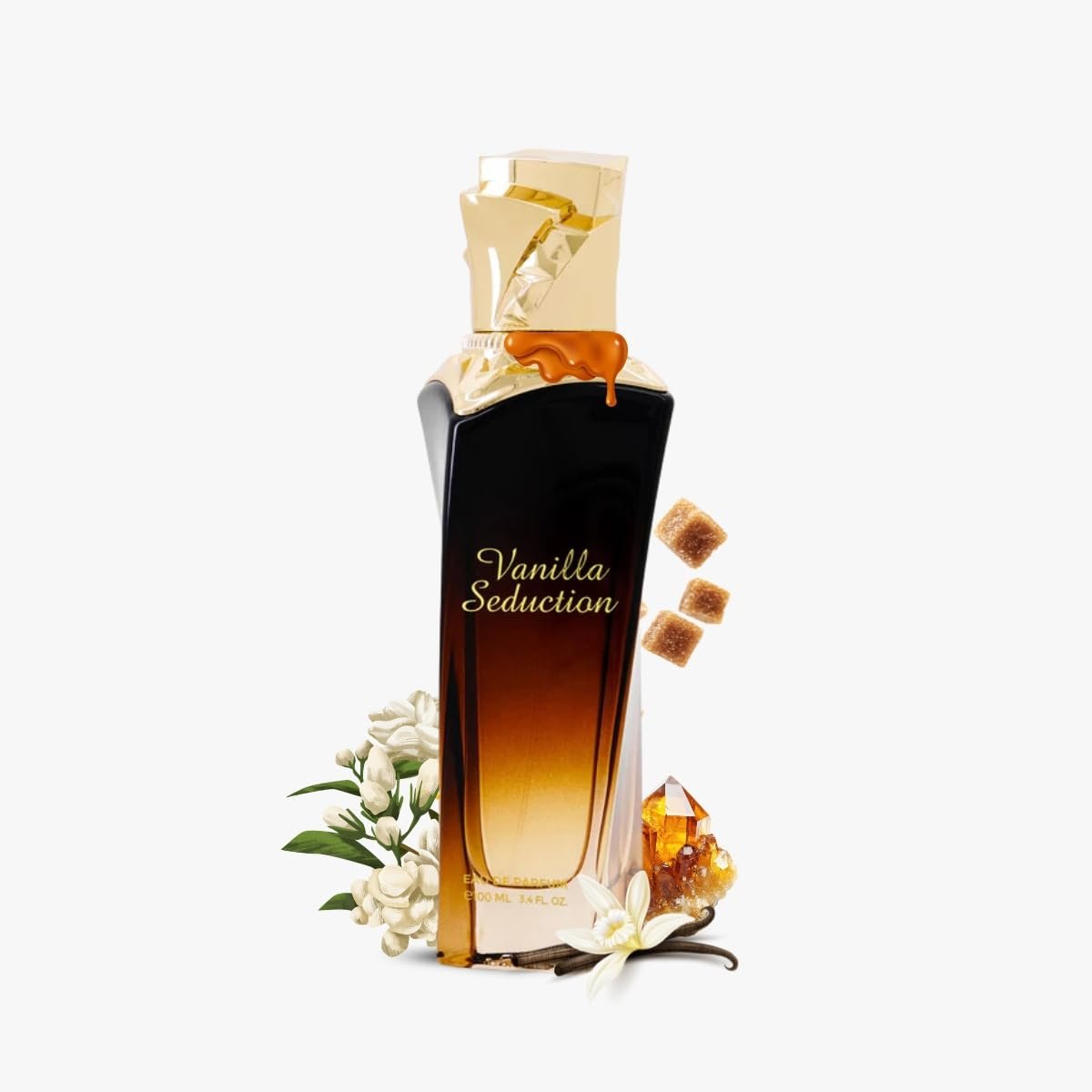 MAISON ASRAR Vanilla Seduction Eau de Parfum 3.4 Fl Oz - Unisex Warm Vanilla Fragrance Avelisse