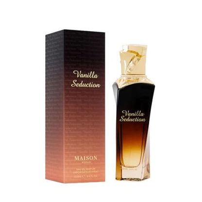 MAISON ASRAR Vanilla Seduction Eau de Parfum 3.4 Fl Oz - Unisex Warm Vanilla Fragrance Avelisse