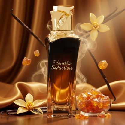 MAISON ASRAR Vanilla Seduction Eau de Parfum 3.4 Fl Oz - Unisex Warm Vanilla Fragrance Avelisse
