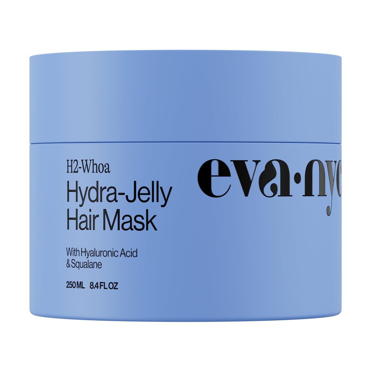 Eva NYC Hydrating Hair Mask with Hyaluronic Acid & Squalane – Lightweight Jelly Texture for Dry Hair, Jasmine Scent, 8.4 fl oz Avelisse