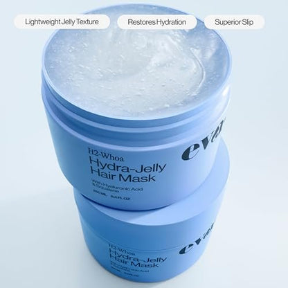 Eva NYC Hydrating Hair Mask with Hyaluronic Acid & Squalane – Lightweight Jelly Texture for Dry Hair, Jasmine Scent, 8.4 fl oz Avelisse