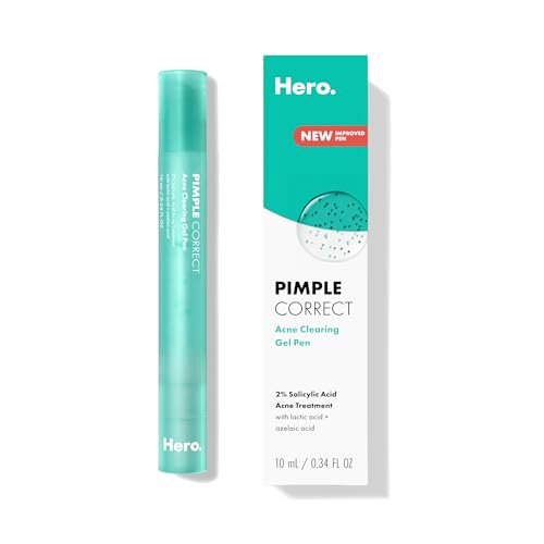 Hero Cosmetics Pimple Correct Acne Clearing Gel Pen - Maximum Strength 2% Salicylic Acid, Derm-Tested Formula for Current and Future Zits (1 Count) - görsel 4