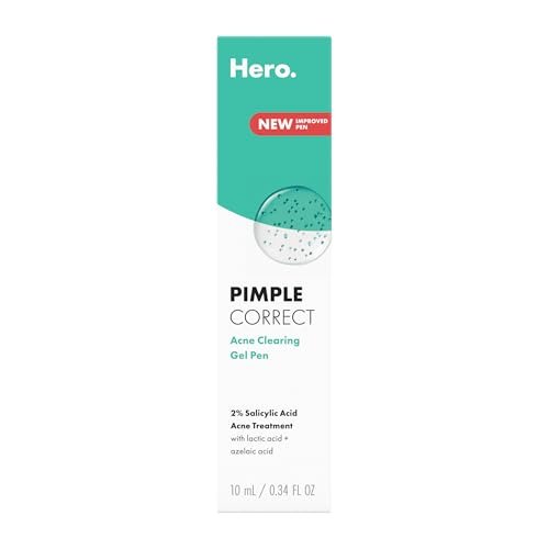 Hero Cosmetics Pimple Correct Acne Clearing Gel Pen - Maximum Strength 2% Salicylic Acid, Derm-Tested Formula for Current and Future Zits (1 Count) - görsel 2