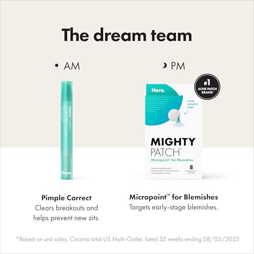 Hero Cosmetics Pimple Correct Acne Clearing Gel Pen - Maximum Strength 2% Salicylic Acid, Derm-Tested Formula for Current and Future Zits (1 Count) - görsel 16