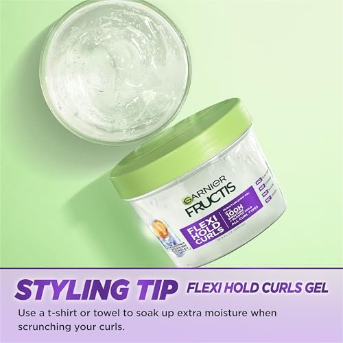 Garnier Fructis Flexi Hold Curls Moisturizing Gel - 12.5 Fl Oz, Clear, for All Curl Types - görsel 11