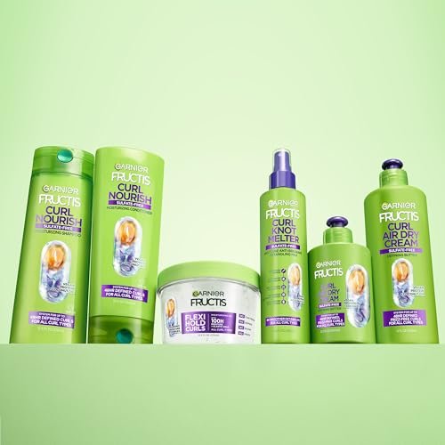 Garnier Fructis Flexi Hold Curls Moisturizing Gel - 12.5 Fl Oz, Clear, for All Curl Types - görsel 17