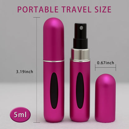 YXGTHGQZ 12 Pack Refillable Perfume Atomizer Spray Bottles for Travel – 5ml Mini Cologne Refillable Bottles, Portable Perfume Sprayers for Women & Men, TSA Approved Family Set for Home and Travel Use