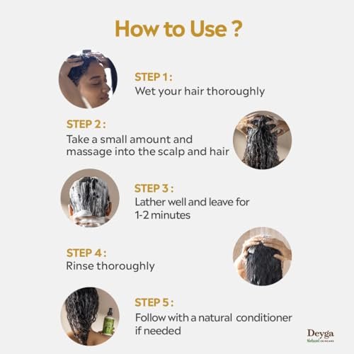 Deyga Intensive Scalp Repair Anti Dandruff Shampoo – 220ml, Controls Flakes, Reduces Itchiness, Prevents Dryness & Hairfall, Clarifies Scalp with Rosemary, Ginger, Coconut & Canola Oil - görsel 10