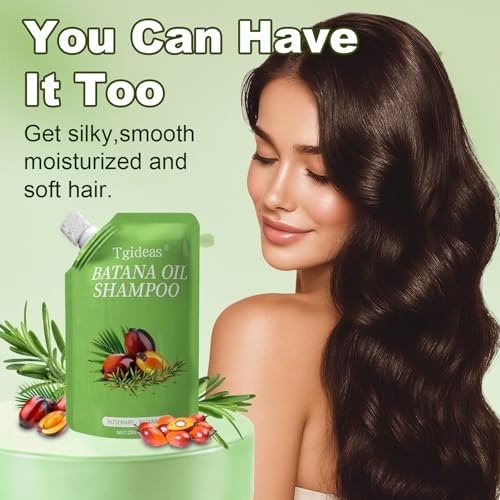 Tgideas Batana Oil & Rosemary Shampoo for Hair Growth, Formula for Thinning Hair & Reduce Hair Loss, Nourish Scalp & Add Volume, for Men & Women (Pack of 2) Avelisse