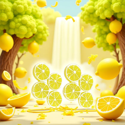 4Pcs Double Lemon Slices Hair Clips - Creative Fruit Hair Clip for Women & Girls, Duckbill Barrettes for Bangs & Side Hair, Yellow Plastic Hair Accessories (Pack of 4)