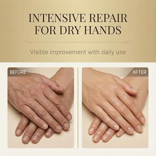 Collagen Hand Cream for Dry Cracked Hands – Anti-Aging & Firming Lotion with 10x Active Protein, Intensive Moisturizing Repair for Rough Skin & Fine Lines, Non-Greasy & Fast Absorbing, 2 PCS Avelisse
