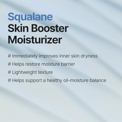 MEDITHERAPY Squalane Skin Booster Moisturizer – 8% Squalane + Panthenol + Hyaluronic Acid | Hydrating Face Cream for Dry Sensitive Skin | Lightweight Non-Greasy Barrier-Support 5.07 fl oz Avelisse
