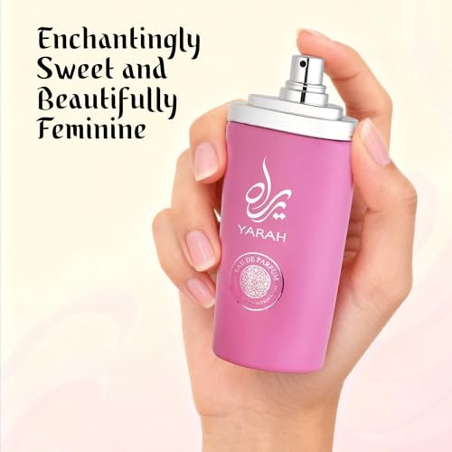 SAADAH Yarah Eau De Parfum for Women 4.0 Fl. Oz - Oriental Vanilla Gourmand Perfume with Sweet Orchid, Tangerine, and Tropical Fruits, Long Lasting Powdery Luxury Fragrance Avelisse