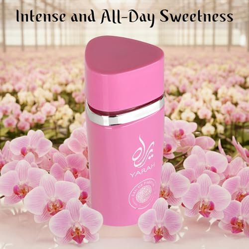SAADAH Yarah Eau De Parfum for Women 4.0 Fl. Oz - Oriental Vanilla Gourmand Perfume with Sweet Orchid, Tangerine, and Tropical Fruits, Long Lasting Powdery Luxury Fragrance Avelisse