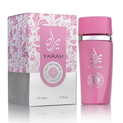 SAADAH Yarah Eau De Parfum for Women 4.0 Fl. Oz - Oriental Vanilla Gourmand Perfume with Sweet Orchid, Tangerine, and Tropical Fruits, Long Lasting Powdery Luxury Fragrance Avelisse