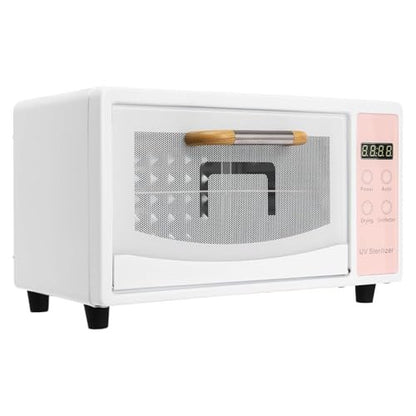 10L Nail Tool Cleaning Machine, 1000W Heat Metal Tool Cleaning Cabinet, Two Layers with Temp and Time Control, Nail Cleaner Box, Manicure Tool Clean Cabinet for Heat Resistant Nail Tools (Pink)