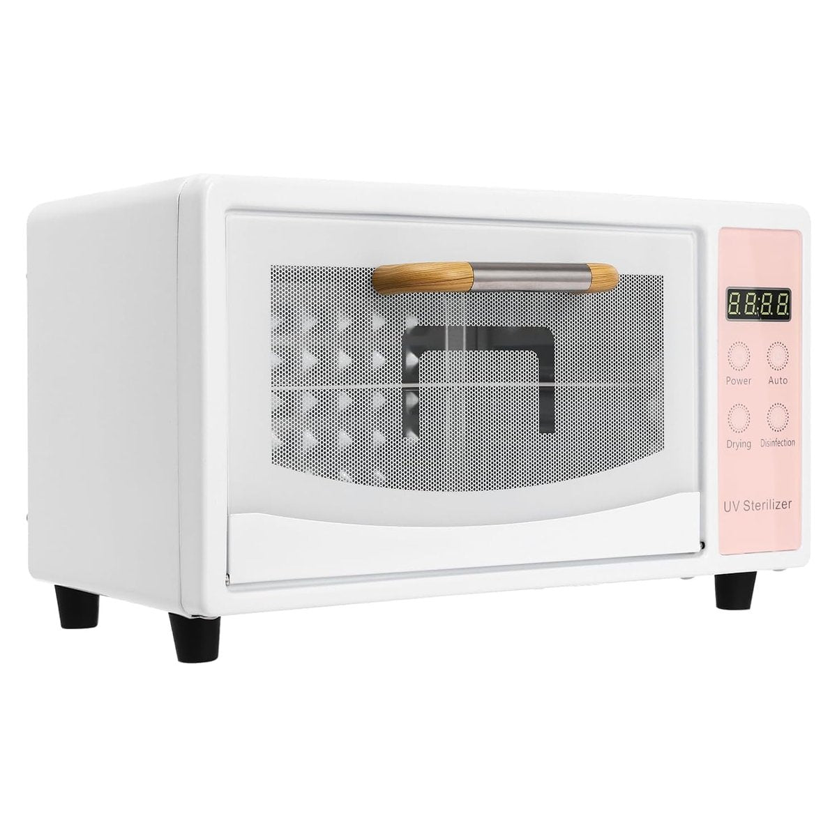 10L Nail Tool Cleaning Machine, 1000W Heat Metal Tool Cleaning Cabinet, Two Layers with Temp and Time Control, Nail Cleaner Box, Manicure Tool Clean Cabinet for Heat Resistant Nail Tools (Pink) - görsel 1