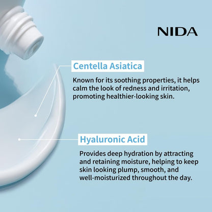 NIDA Youthful Formula Ultimate Moisturizing Cream with Centella Asiatica, Niacinamide, Hyaluronic Acid & Collagen - Anti-Aging Face Moisturizer for Wrinkles, Fine Lines, Dark Spots & Dry Skin - 3.38 fl oz (100ml) Avelisse