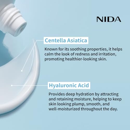 NIDA Youthful Formula Ultimate Moisturizing Cream with Centella Asiatica, Niacinamide, Hyaluronic Acid & Collagen - Anti-Aging Face Moisturizer for Wrinkles, Fine Lines, Dark Spots & Dry Skin - 3.38 fl oz (100ml) Avelisse