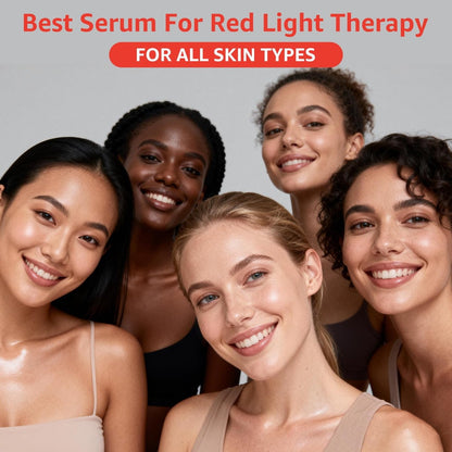 Fymiox Red Light Therapy Serum - Activating Face Serum with Vitamin E & Rose Extract for Enhanced Red Light Therapy Effects, Reduces Wrinkles, Hydrating, 1 Fl Oz Avelisse