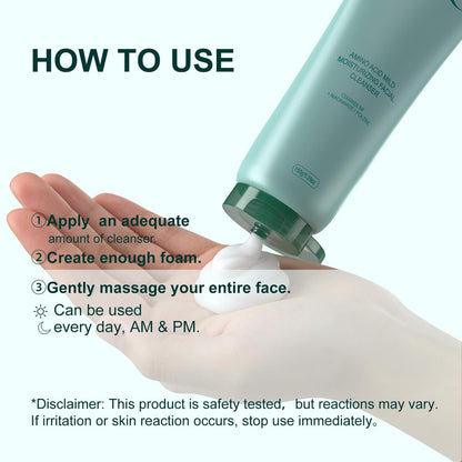 Yufot Gentle Facial Cleanser with Glycerin, Niacinamide & Ceramide NP – Hydrating & Calming Face Wash for Sensitive Skin (5.29 oz) Avelisse