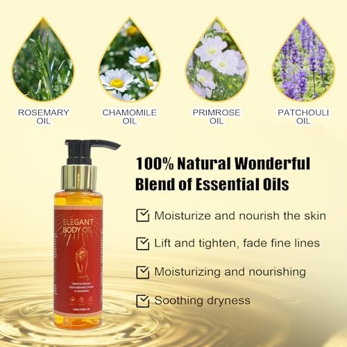 Dr.RZdfa Firming Body Oil – 3.4 FL OZ, Hydrating & Nourishing After-Shower Oil for Women, Lightweight & Non-Greasy, Luxury Spa Gift Avelisse