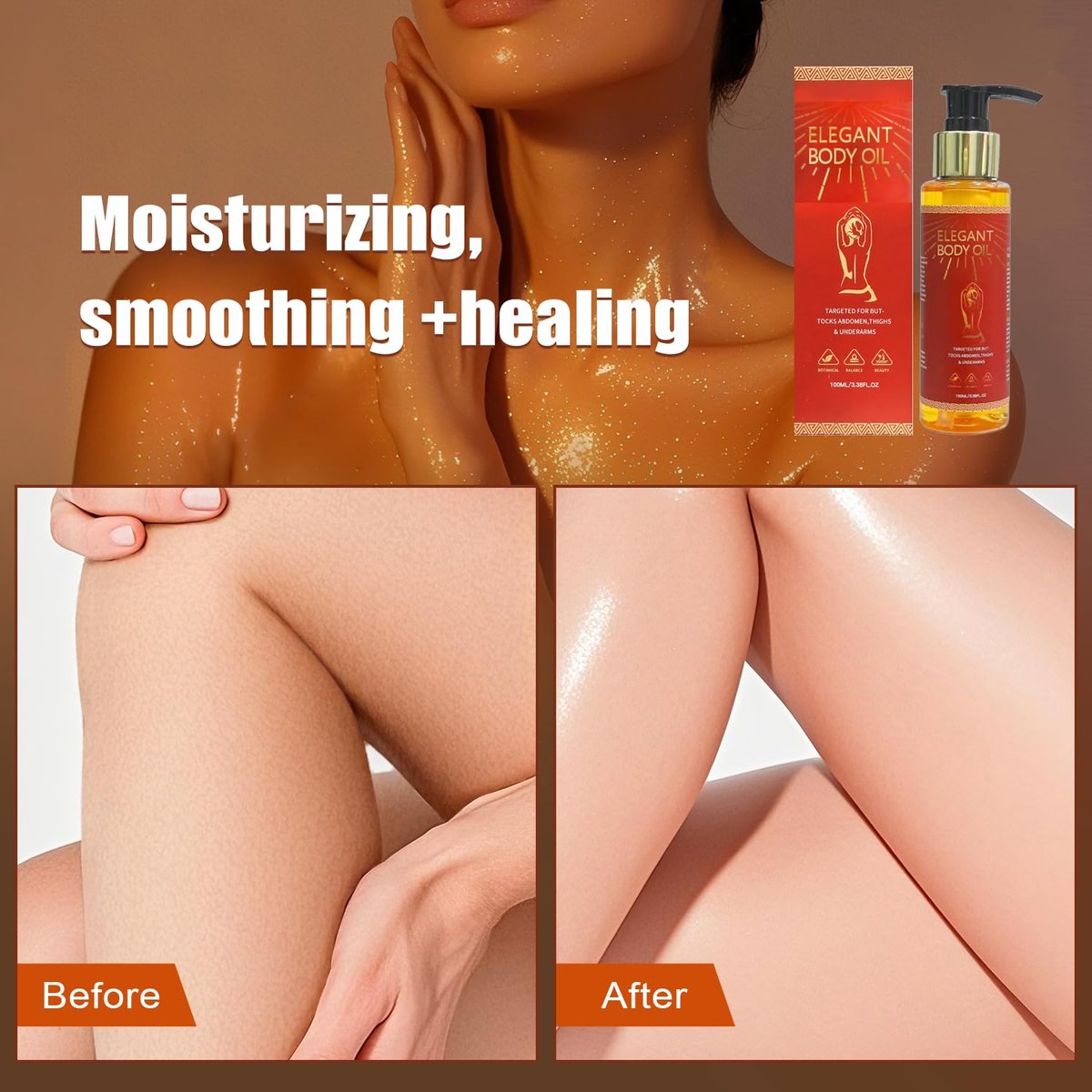 Dr.RZdfa Firming Body Oil – 3.4 FL OZ, Hydrating & Nourishing After-Shower Oil for Women, Lightweight & Non-Greasy, Luxury Spa Gift Avelisse