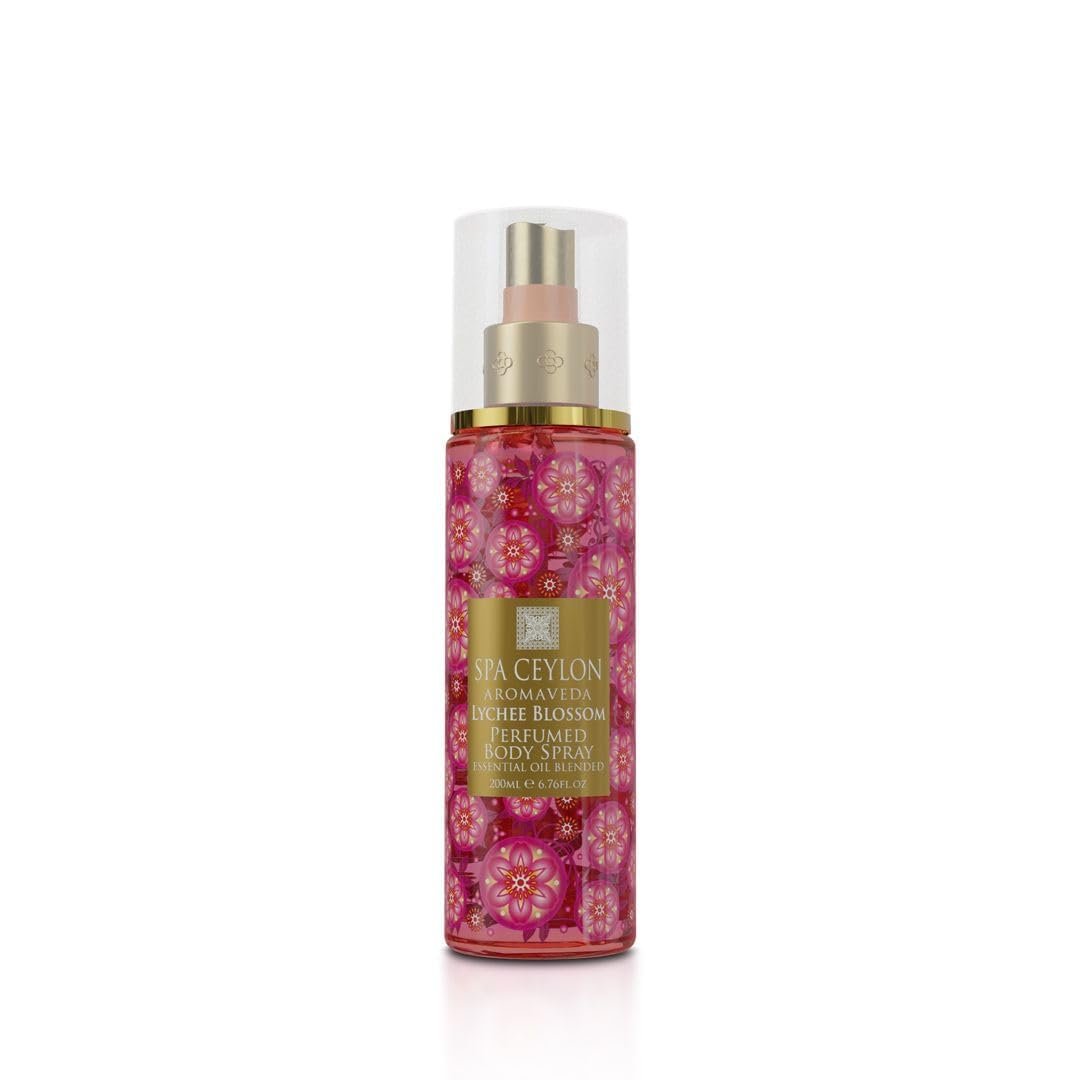 SPA CEYLON Lychee Blossom Body Spray – Fruity Floral Mist for Women, 200ml - görsel 1