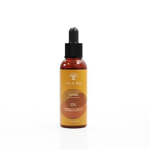 As I Am Batana Oil 2 fl oz – with Ceramides and Cedarwood Extract for Healthy Hair Growth and Strengthening Damaged Hair Avelisse