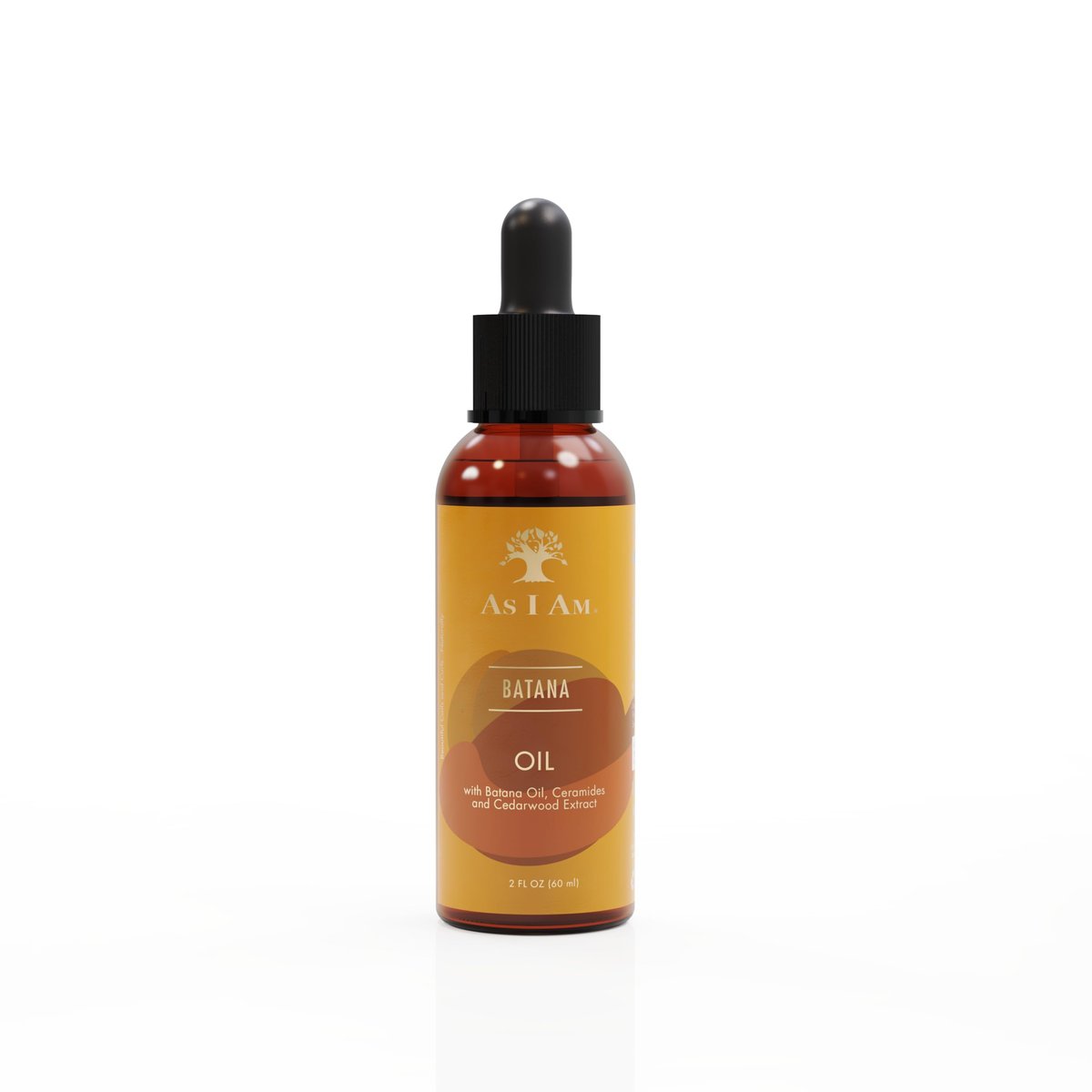 As I Am Batana Oil 2 fl oz – with Ceramides and Cedarwood Extract for Healthy Hair Growth and Strengthening Damaged Hair Avelisse