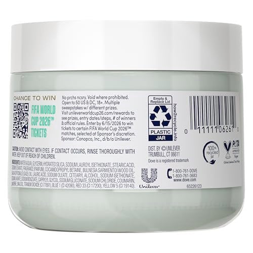 Dove FIFA World Cup 2026 Limited Edition Moisturizing Body Scrub – Palo Santo & Sage Oil, pH-Balanced Whipped Exfoliator for Hydrated, Radiant Skin, 15 oz - görsel 4