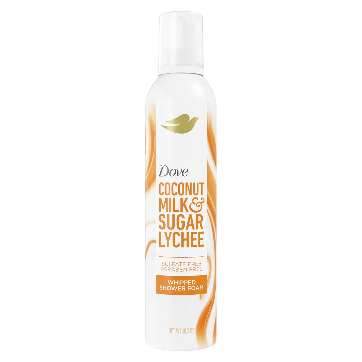 Dove Whipped Shower Foam Coconut & Lychee - Hydrating Body Wash for Soft Skin, 10.3 oz Avelisse